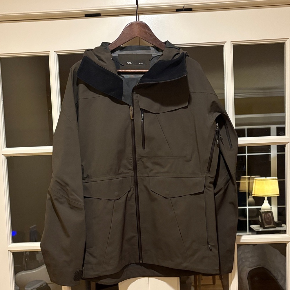 Nau Men’s Jacket Dark Green Waterproof Medium